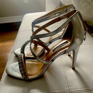 Silver & Swarovski crystal shoes